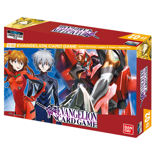 EVANGELION CARD GAME - EV02 Set - ASUKA SHIKINAMI LANGLEY & KAWORU NAGISA