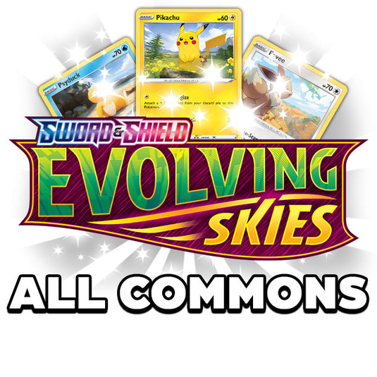 Pokemon - Sword & Shield - Evolving Skies - All Commons