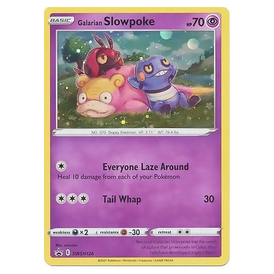 Pokemon - Sword & Shield - SWSH Black Star Promos - Galarian Slowpoke - SWSH126