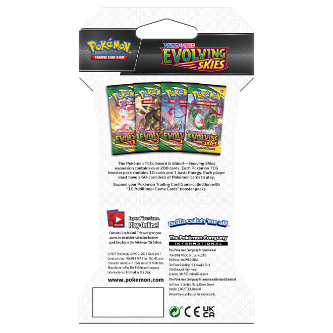 Pokemon - Sword & Shield - Evolving Skies - Sleeved Booster Pokemon - Sword & Shield - Evolving Skies - Sleeved Booster