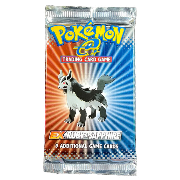 pokemon ruby and sapphire booster pack Ex Box Pokmon TCG EX Ruby & Sapphire Booster (Spanish)  Vintage 2003 Sealed  US Seller Vintage Booster Pack and become the Pok mon Champion of a whole new world 1x Spanish Ruby Sapphire VINTAGE