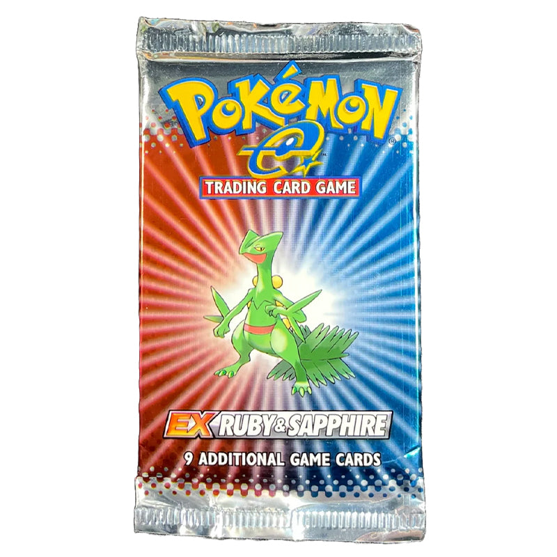 pokemon ruby and sapphire booster pack EX Ruby & Sapphire Pokmon Blister