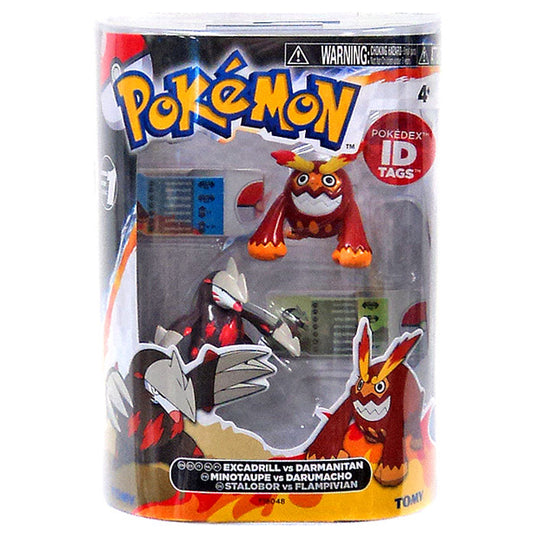 Pokemon - Excadrill vs Darmanitan - 2" Figure Box