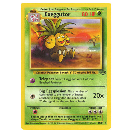 Pokemon - Jungle - Exeggutor - 35/64