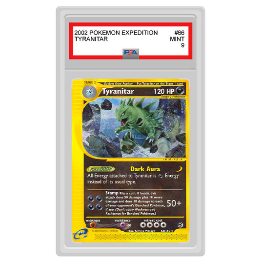 Pokemon - Expedition Base Set - Tyranitar - 066/165 - Graded Pokemon - Expedition Base Set - Tyranitar - 066/165 - Graded