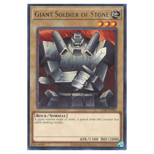 Yu-Gi-Oh! - Legend of Blue Eyes White Dragon (25th Anniversary Edition) - Giant Soldier of Stone (Rare) - LOB25-EN068