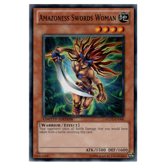 Yu-Gi-Oh! - Gold Series 3 - Amazoness Swords Woman (Common) GLD3-EN006