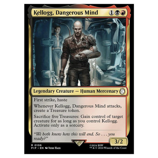Magic The Gathering - Universes Beyond - Fallout - Kellogg, Dangerous Mind - 0106