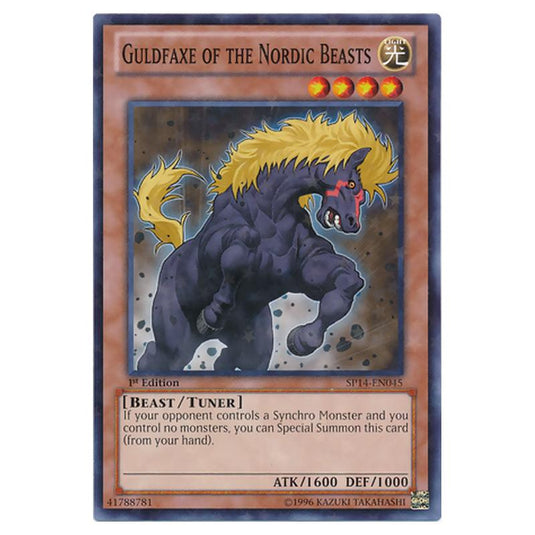 Yu-Gi-Oh! - Star Pack 2014 - Guldfaxe of the Nordic Beasts (Starfoil Rare) SP14-EN045