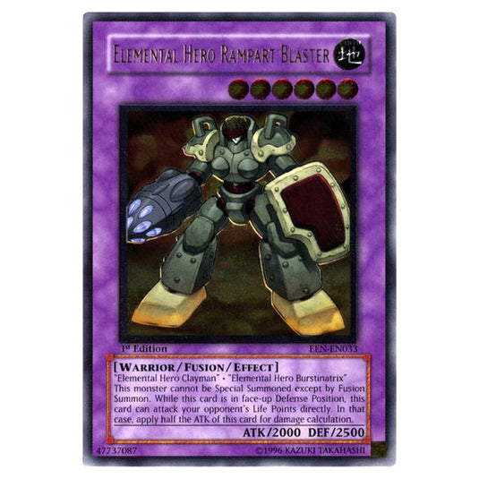 Yu-Gi-Oh! - Elemental Energy - Elemental HERO Rampart Blaster (Ultimate Rare) EEN-EN033
