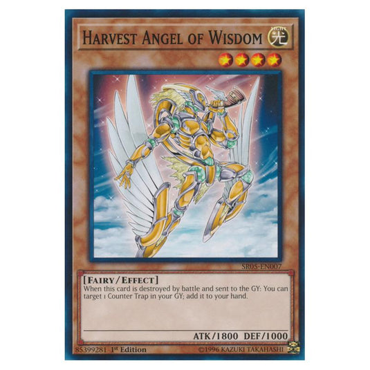 Yu-Gi-Oh! - Structure Deck - Wave of Light - Harvest Angel of Wisdom (Common) SR05-EN007