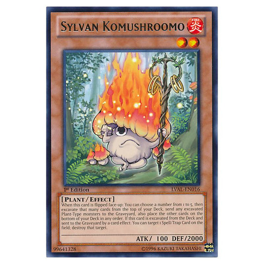 Yu-Gi-Oh! - Legacy of the Valiant - Sylvan Komushroomo (Rare) LVAL-EN016