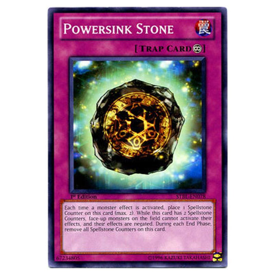 Yu-Gi-Oh! - Starstrike Blast - Powersink Stone (Common) - STBL-EN078