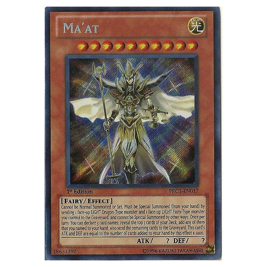 Yu-Gi-Oh! - Premium Collection Tin - Ma'at (Secret Rare) PRC1-EN017