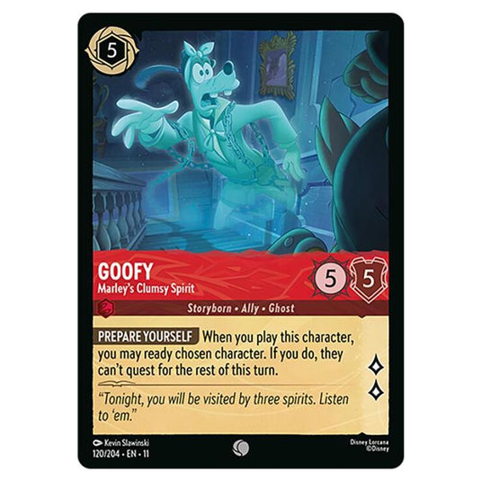 Lorcana - Winterspell - Goofy - Marley's Clumsy Spirit (Common) - 120/204