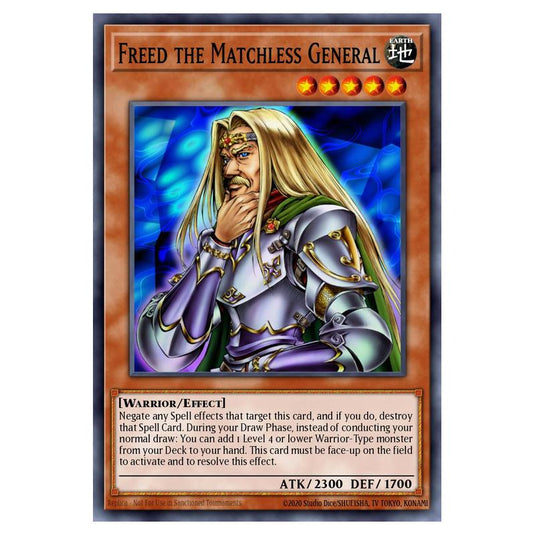 Yu-Gi-Oh! - Warriors' Strike Structure Deck - Freed the Matchless General (Common) SDWS-EN006