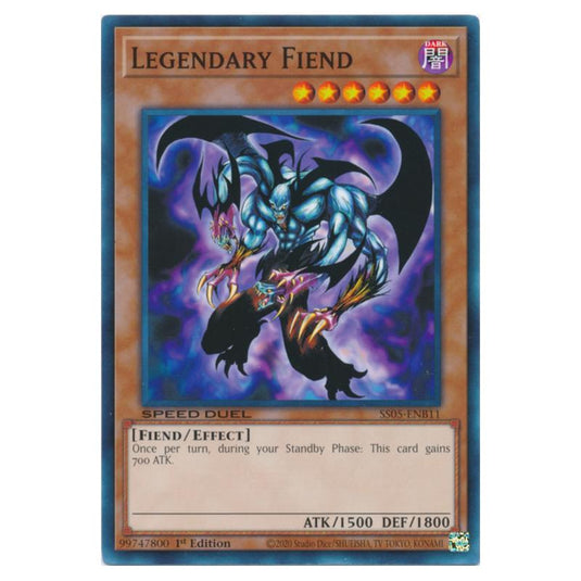 Yu-Gi-Oh! - Speed Duel Starter Decks - Twisted Nightmares - Legendary Fiend (Common) SS05-ENB11