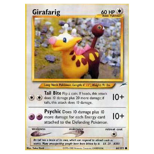 Pokemon - Neo Destiny - Girafarig - 066/105
