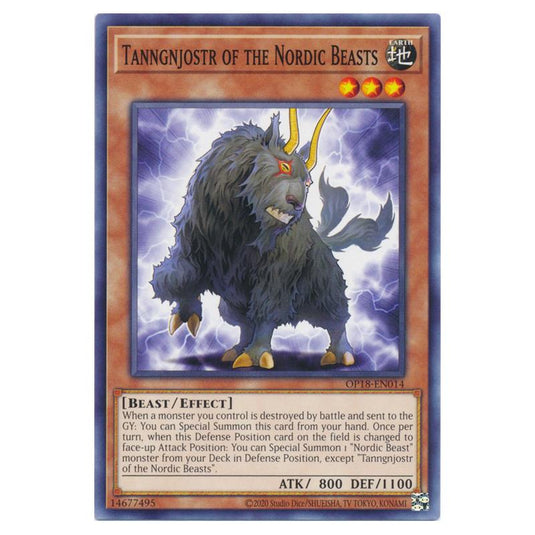 Yu-Gi-Oh! - OTS Tournament Pack 18 - Tanngnjostr of the Nordic Beasts (Common) OP18-EN014