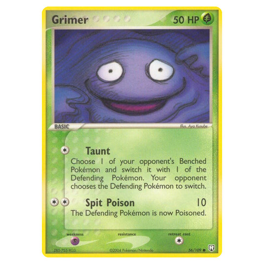 Pokemon - EX Team Rocket Returns - Grimer - 056/109