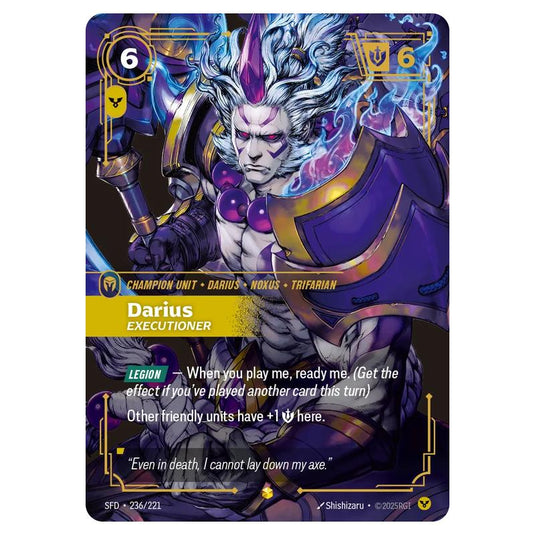 Riftbound: League of Legends TCG - Spiritforged - Darius - Executioner - 236/221