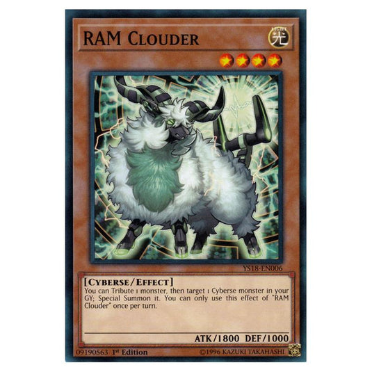 Yu-Gi-Oh! - Starter Deck - Codebreaker - RAM Clouder (Common) YS18-EN006