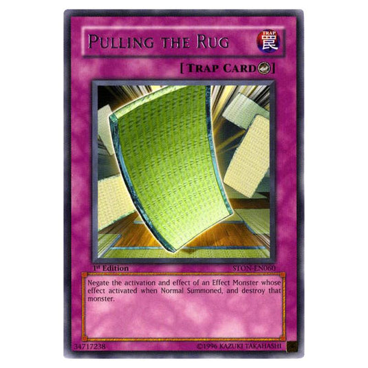 Yu-Gi-Oh! - Strike of Neos - Pulling the Rug (Rare) STON-EN060