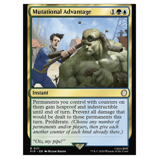 Magic The Gathering - Universes Beyond - Fallout - Mutational Advantage - 0111