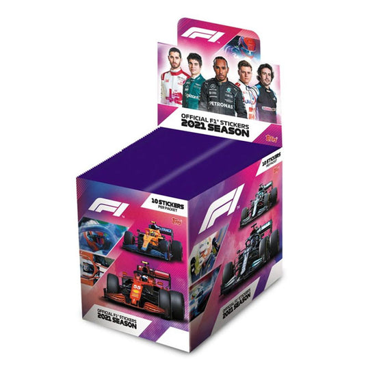 Formula 1 -  Official 2021 Season - Sticker Display (50 Packets)