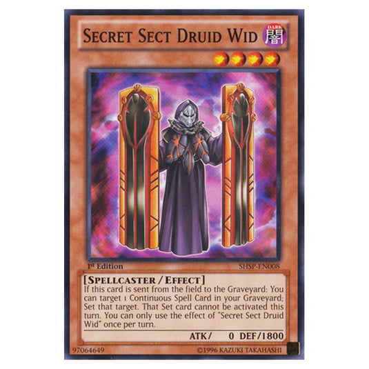 Yu-Gi-Oh! - Shadow Specters - Secret Sect Druid Wid (Common) SHSP-EN008