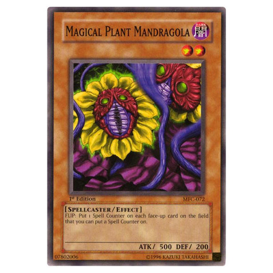 Yu-Gi-Oh! - Magician\'s Force - Magical Plant Mandragola (Common) MFC-072