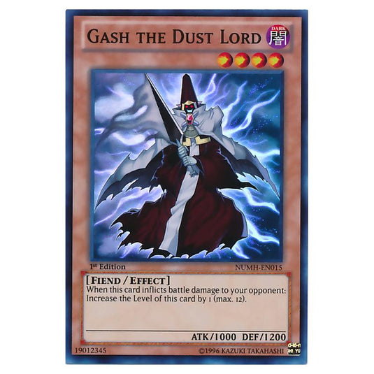 Yu-Gi-Oh! - Number Hunters - Gash the Dust Lord (Super Rare) NUMH-EN015