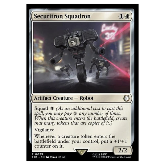 Magic The Gathering - Universes Beyond - Fallout - Securitron Squadron - 0023