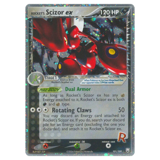 Pokemon - EX Team Rocket Returns - Rocket's Scizor ex - 101/109