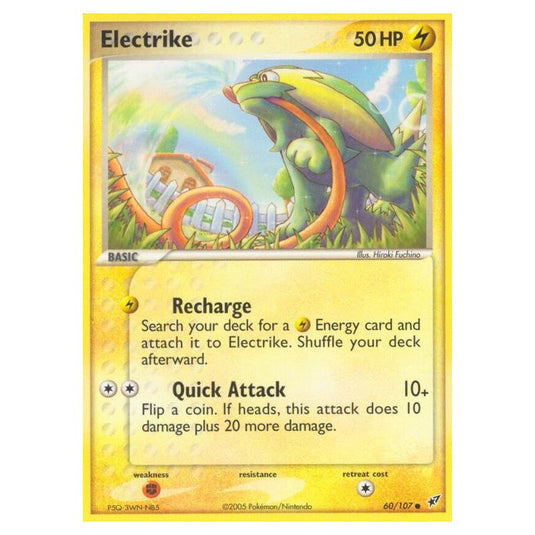 Pokemon - EX Deoxys - Electrike - 060/107