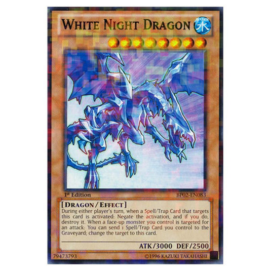 Yu-Gi-Oh! - Battle Pack 2 - War of the Giants - White Night Dragon (Mosaic Rare) BP02-EN083