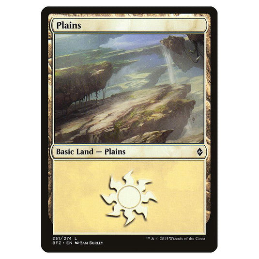 Magic The Gathering - Battle For Zendikar - Plains - 251a/274