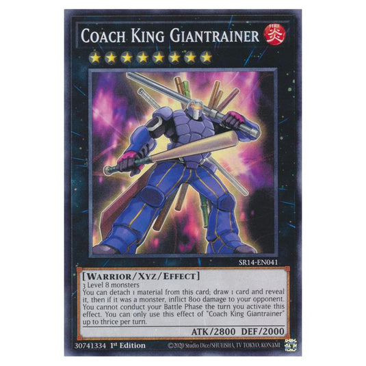 Yu-Gi-Oh! - Structure Deck - Fire Kings - Coach King Giantrainer (Common) SR14-EN041