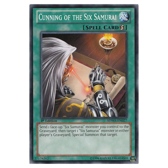 Yu-Gi-Oh! - Samurai Warlords Structure Deck - Cunning of the Six Samurai (Common) SDWA-EN027
