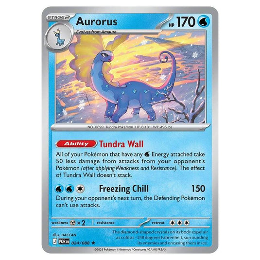 Pokemon - Mega Evolution - Perfect Order - Aurorus - 024/088