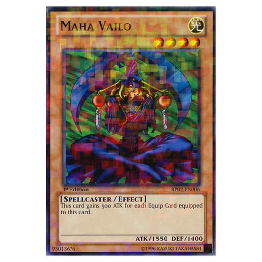 Yu-Gi-Oh! - Battle Pack 2 - War of the Giants - Maha Vailo (Mosaic Rare) BP02-EN006