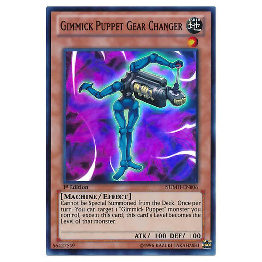 Yu-Gi-Oh! - Number Hunters - Gimmick Puppet Gear Changer (Super Rare) NUMH-EN006