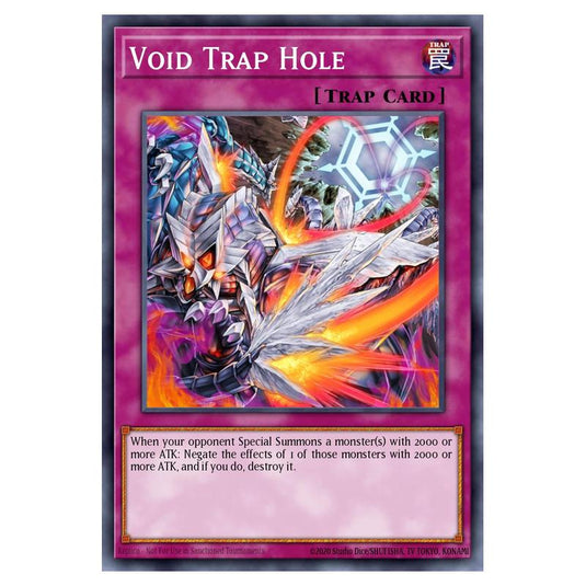 Yu-Gi-Oh! - Structure Deck - Beware of Traptrix - Void Trap Hole (Common) SDBT-EN030