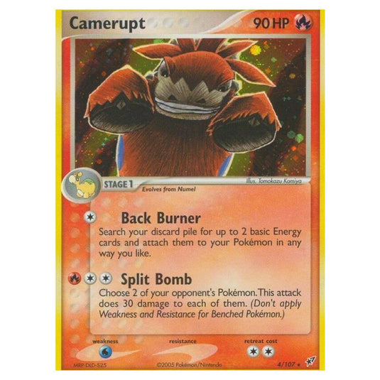 Pokemon - EX Deoxys - Camerupt - 004