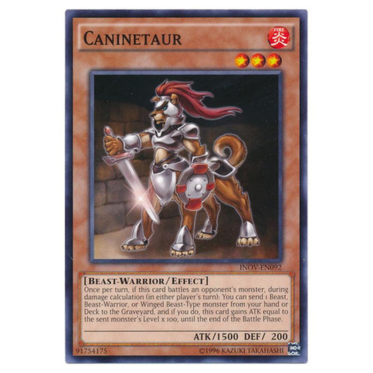Yu-Gi-Oh! - Invasion - Vengeance - Caninetaur (Common) INOV-EN092