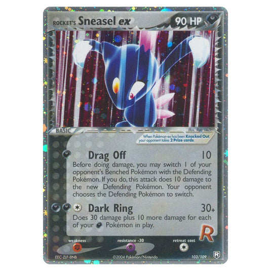 Pokemon - EX Team Rocket Returns - Rocket's Sneasel ex - 103/109