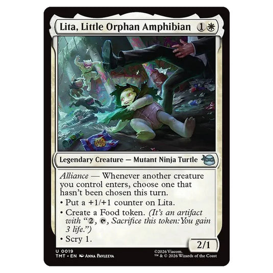 Magic The Gathering - Teenage Mutant Ninja Turtles - Lita, Little Orphan Amphibian - 0019