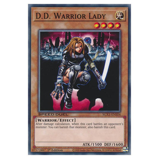 Yu-Gi-Oh! - Speed Duel GX - Duel Academy Box - D.D. Warrior Lady (Common) SGX1-ENE04