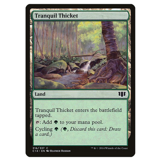 Magic The Gathering - Commander 2014 - Tranquil Thicket - 316