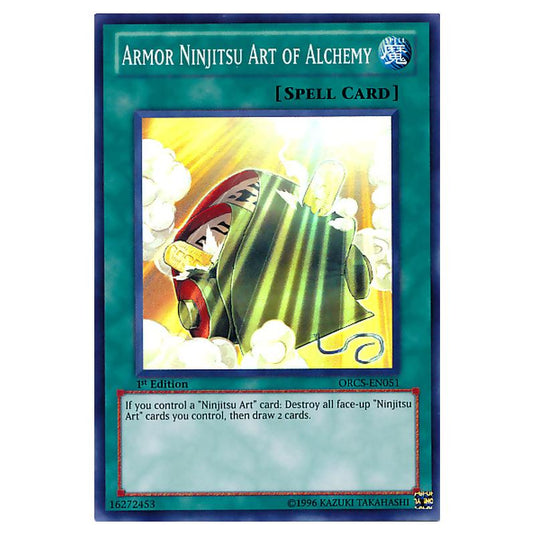 Yu-Gi-Oh! - Order of Chaos - Armor Ninjitsu Art of Alchemy (Super Rare) ORCS-EN051